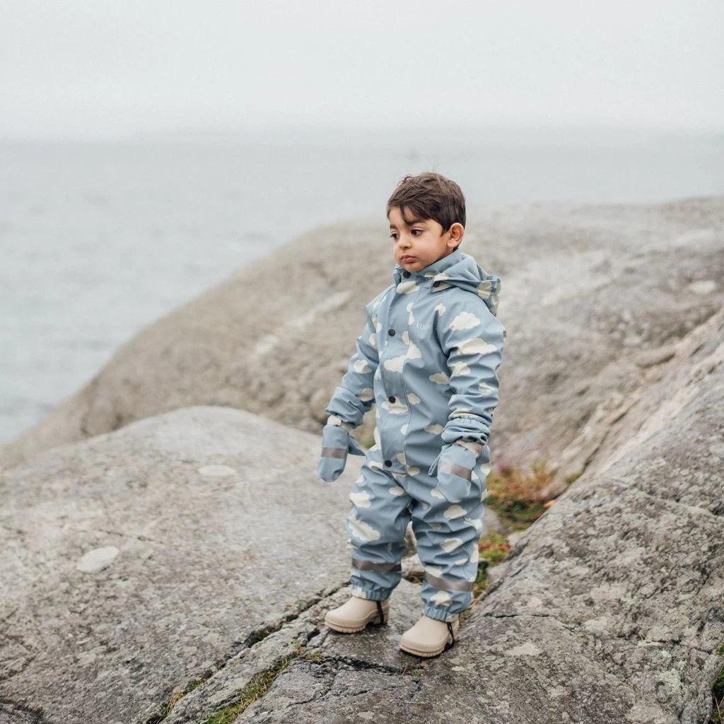 Vilnius Recycled Rain Mittens Mist Blue 4 Vilnius Recycled Rain Mittens Mist Blue - Image 4