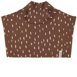 Dotted Neck Warmer Brown
