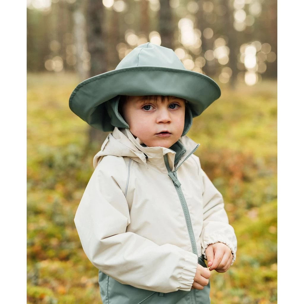 Vasa Recycled Rain Hat Leaf Green 3 Vasa Recycled Rain Hat Leaf Green - Image 3