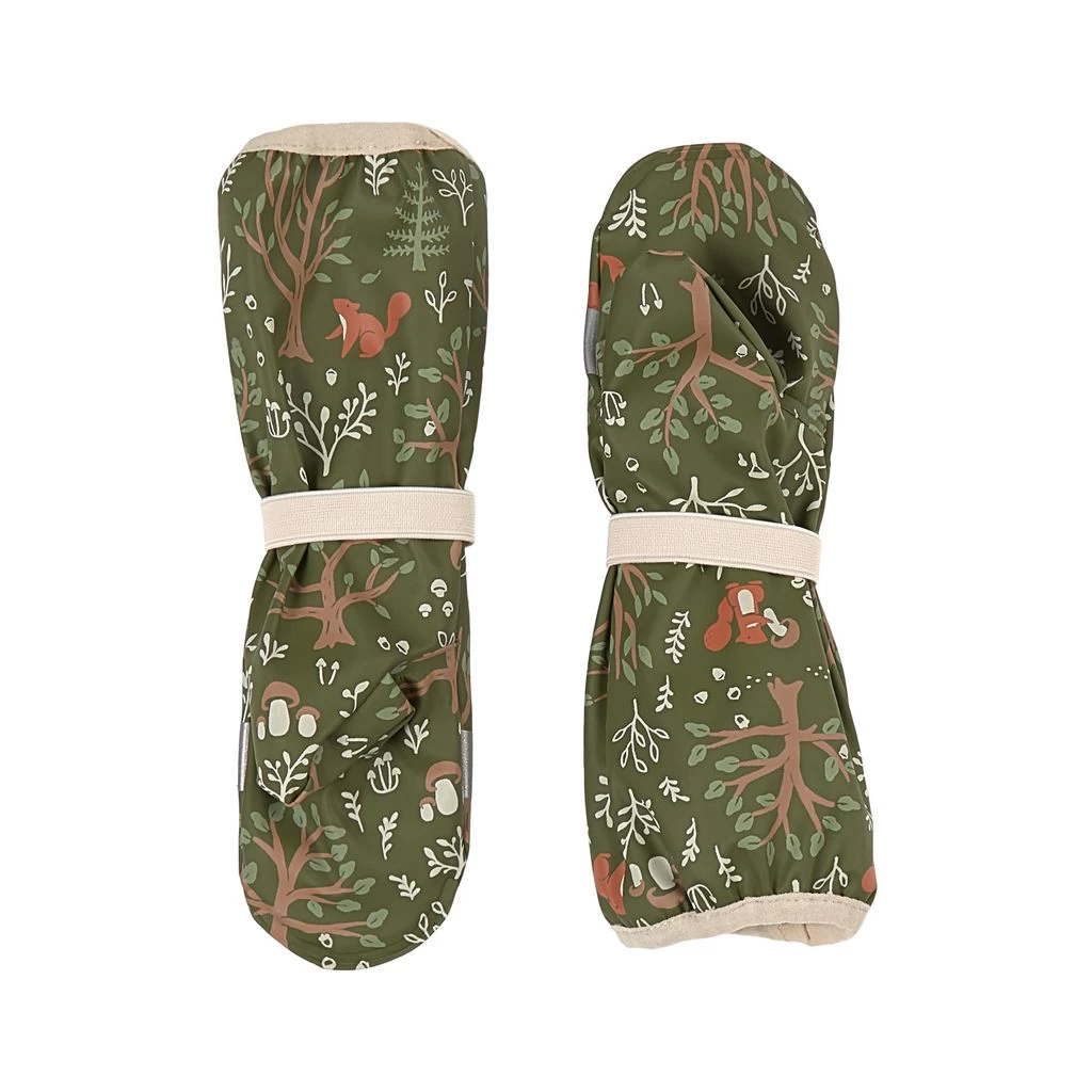 Vilnius Recycled Rain Mittens Acorn 2 Vilnius Recycled Rain Mittens Acorn - Image 2