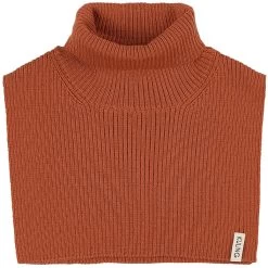 Rib-knit Neck Warmer Rust