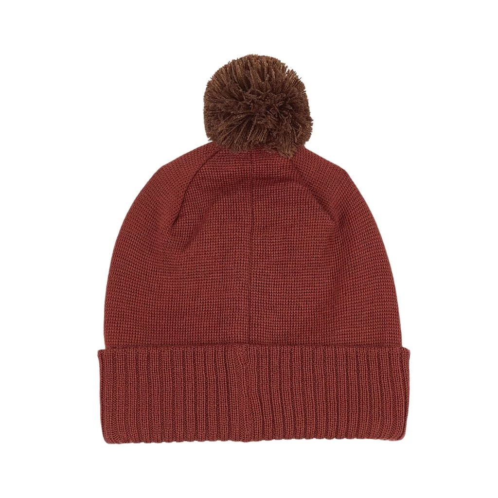 St Moritz Beanie Burgundy 2 St Moritz Beanie Burgundy - Image 2