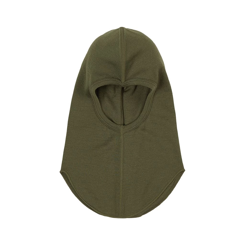 Wool Balaclava Moss Green 1 Wool Balaclava Moss Green