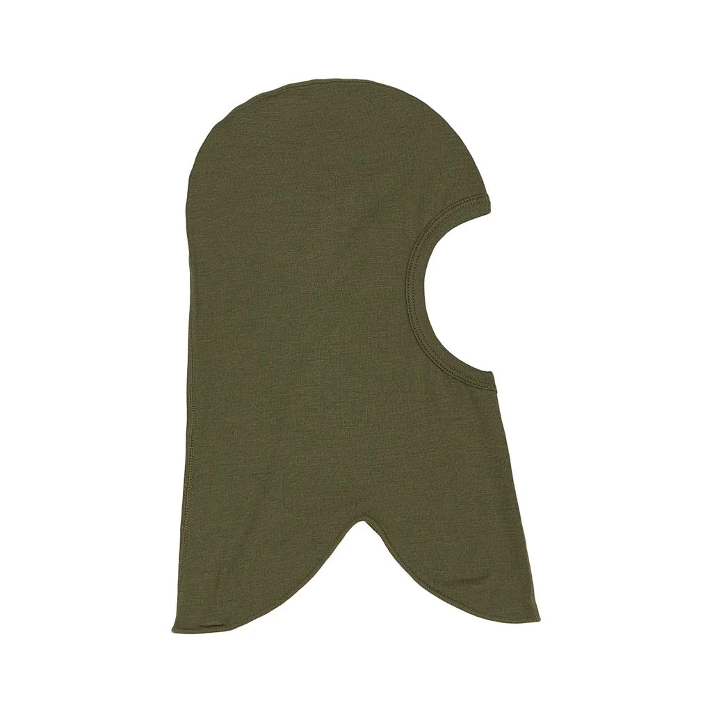 Wool Balaclava Moss Green 2 Wool Balaclava Moss Green - Image 2