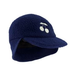 Limited Edition Cherry Pile Fleece Cap Navy -Kuling 1024x1024 3154