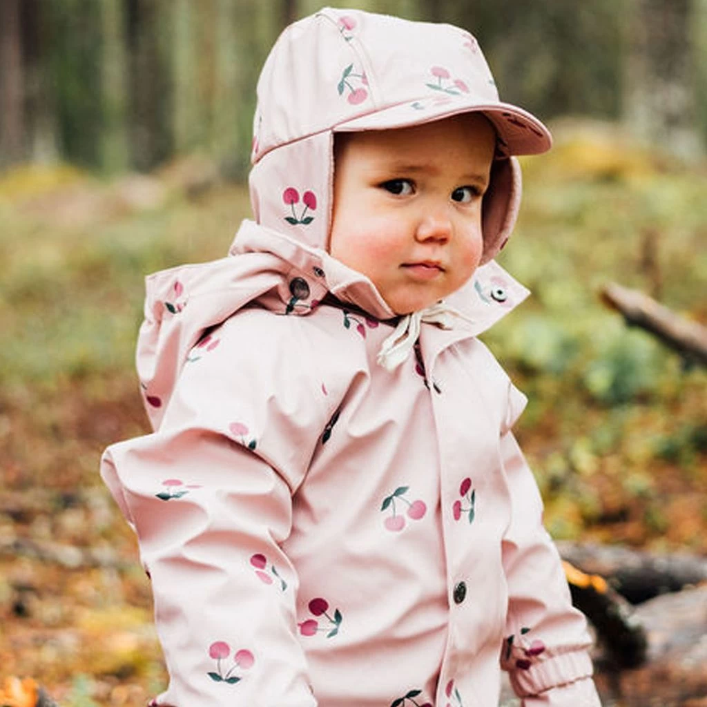 Reykjavik Recycled Rain Cap Pink Cherry 3 Reykjavik Recycled Rain Cap Pink Cherry - Image 3