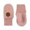 Livigno Recycled Wind Fleece Mittens Woody Rose