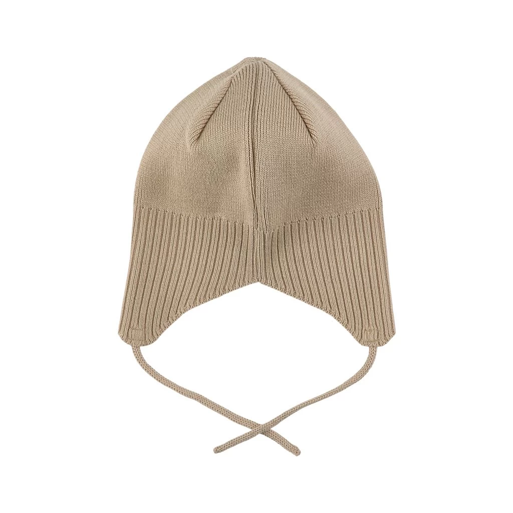 Zakopane Knitted Hat Sand 2 Zakopane Knitted Hat Sand - Image 2