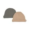 2-Pack Detroit GOTS Beanies Sand/Green