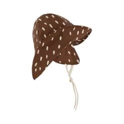 Vasa Recycled Dotted Rain Hat Brown -Kuling 1024x1024 3477