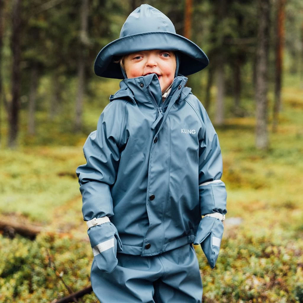 Vasa Recycled Rain Hat Flintstone Blue 3 Vasa Recycled Rain Hat Flintstone Blue - Image 3