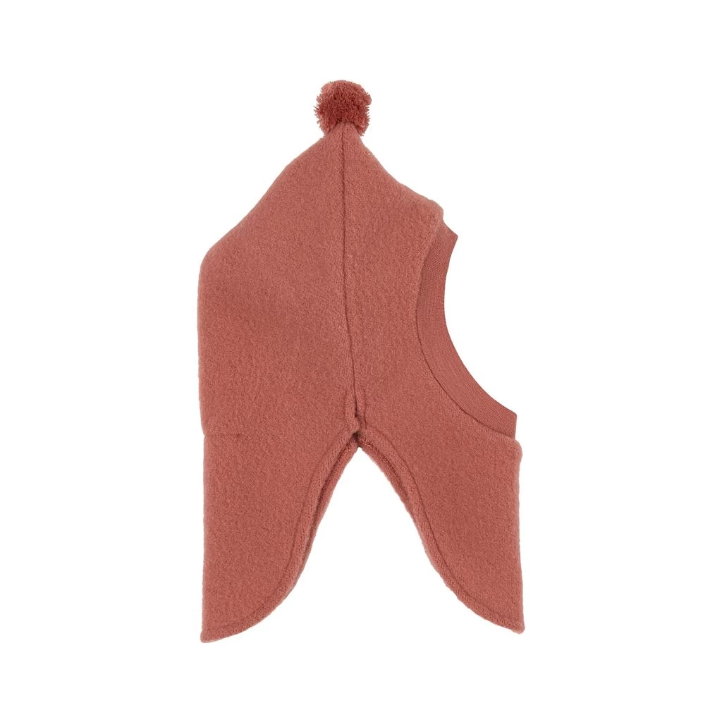 Wool Balaclava Burnt Pink 2 Wool Balaclava Burnt Pink - Image 2