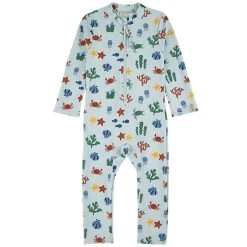 Seychelles Printed One-piece Rashguard Swimsuit Sea Life