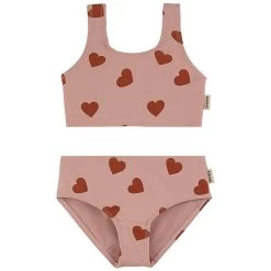 Ios Heart Printed Bikini Woody Rose
