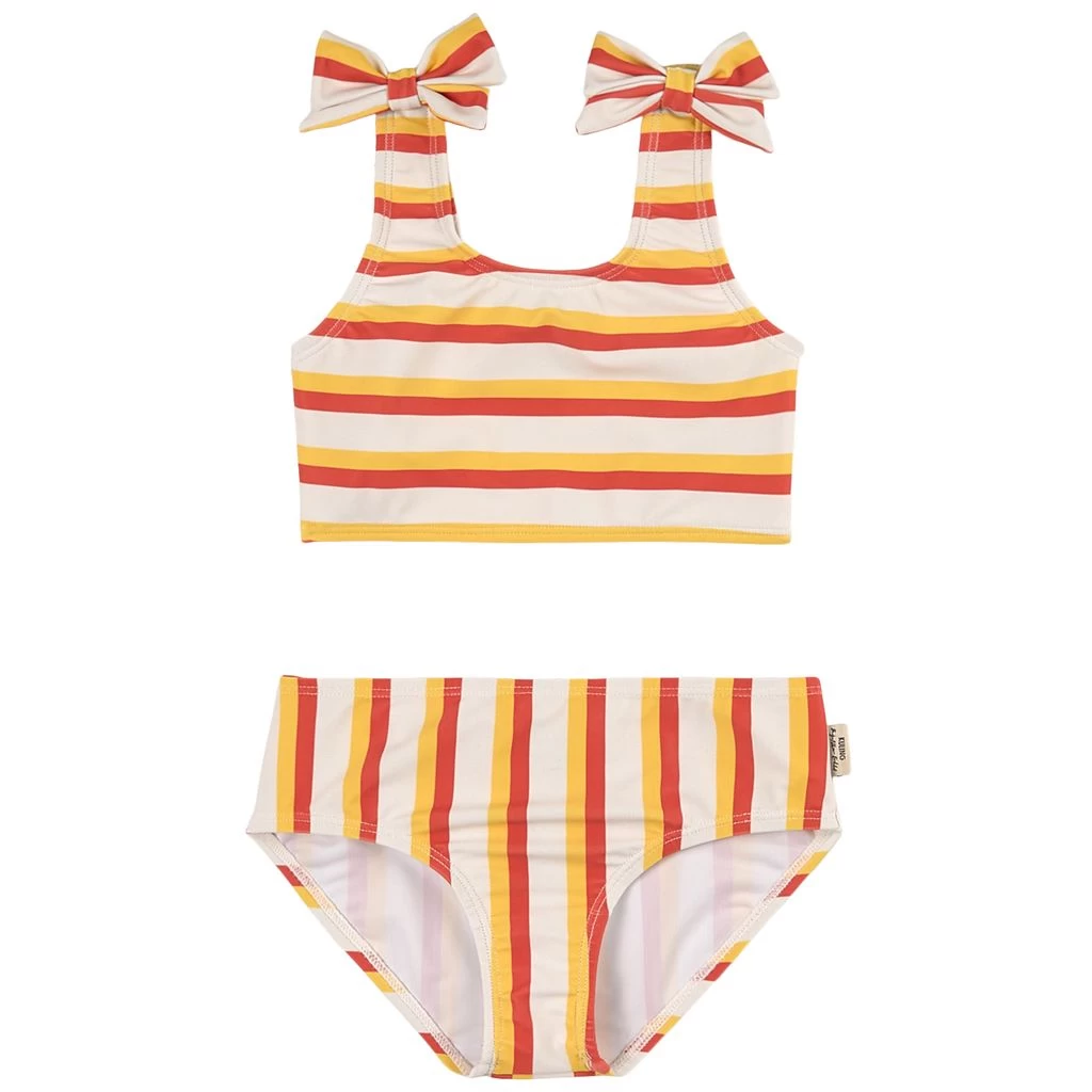 Kuling X Maja Kos Striped Bikini Red/Lemon 1 Kuling X Maja Kos Striped Bikini Red/Lemon