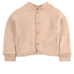 Wool Fleece Jacket Sand Melange