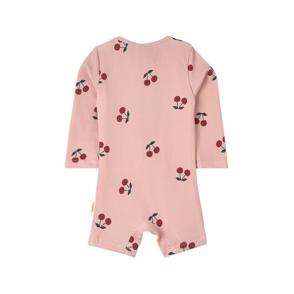 Paros One-piece Rashguard Swimsuit Pink Cherry 2 Paros One-piece Rashguard Swimsuit Pink Cherry - Image 2