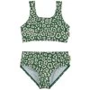 Ios Leopard Print Bikini Green