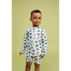 Paros Printed One-piece Rashguard Swimsuit Sea Life -Kuling 1024x1024 3616