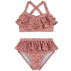 Cannes Floral Bikini Desert Pink
