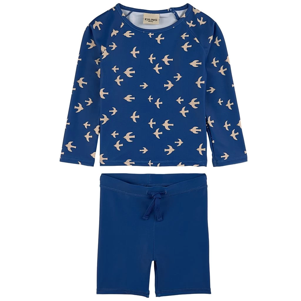 Rhodes Printed Rashguard Set Swallows 1 Rhodes Printed Rashguard Set Swallows