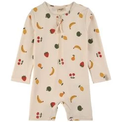 Paros Printed One-piece Rashguard Swimsuit With Fruit Fruit