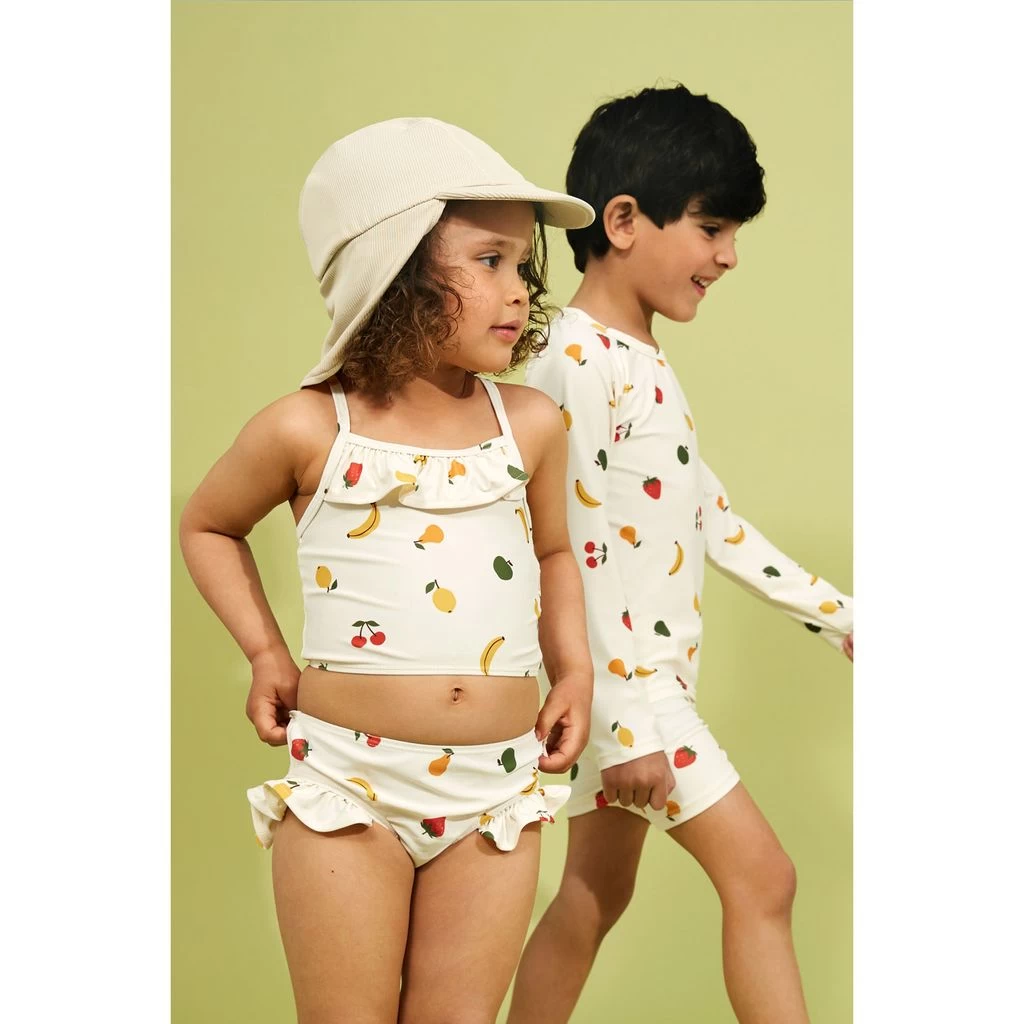 Paros Printed One-piece Rashguard Swimsuit With Fruit Fruit 2 Paros Printed One-piece Rashguard Swimsuit With Fruit Fruit - Image 2