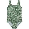 Milos Leopard Print Swimsuit Green