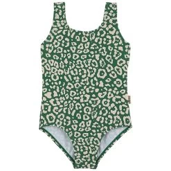 Milos Leopard Print Swimsuit Green
