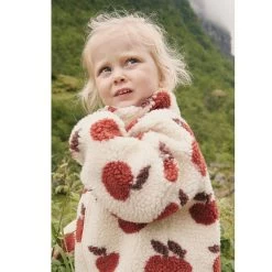 Austin Pile Printed Fleece Coverall Rust White Apple -Kuling 1024x1024 373