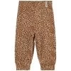 Wool Pants Brown Leopard