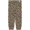 Wool Leopard Pants Beige