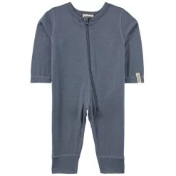 Wool One-piece Flintstone Blue