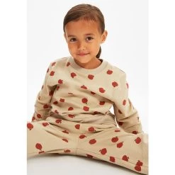 GOTS Volos Printed Sweatpants With Apples Sand -Kuling 1024x1024 533