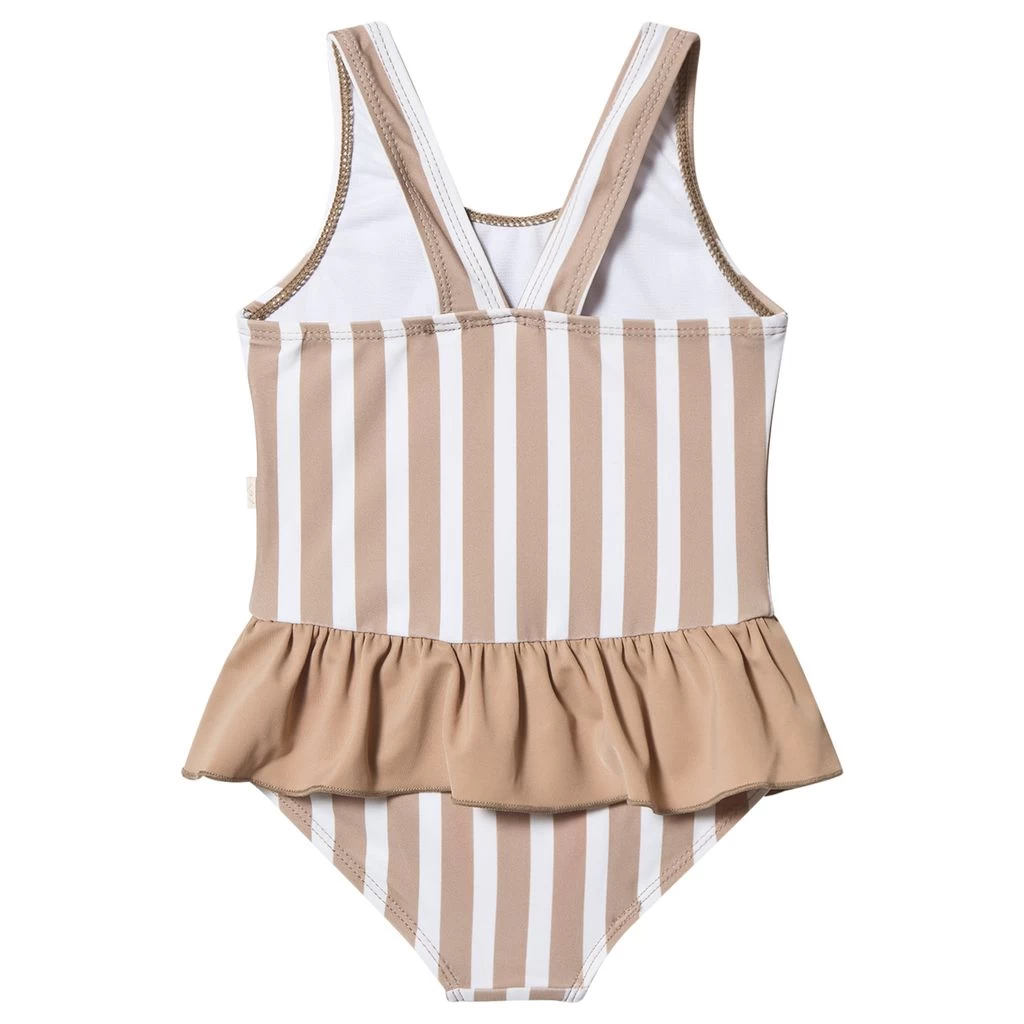Kuling X Kenza Swimsuit Tan Stripe 2 Kuling X Kenza Swimsuit Tan Stripe - Image 2
