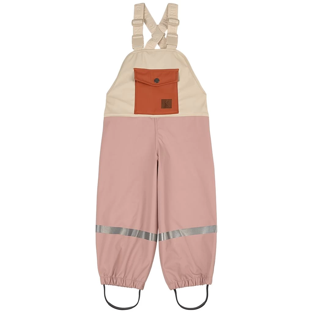 Edinburgh Color-blocked Recycled Rain Pants Woody Rose/Rust 1 Edinburgh Color-blocked Recycled Rain Pants Woody Rose/Rust