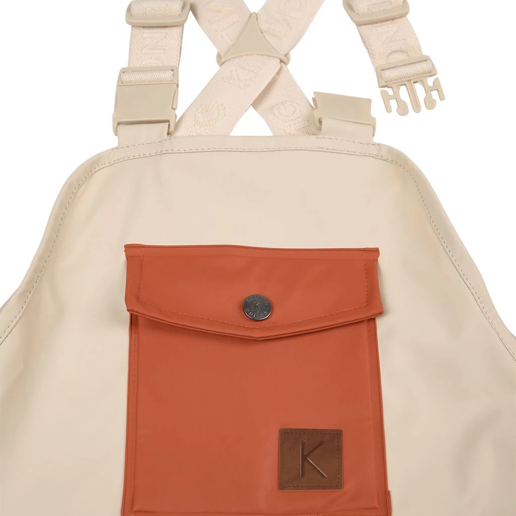 Edinburgh Color-blocked Recycled Rain Pants Woody Rose/Rust 3 Edinburgh Color-blocked Recycled Rain Pants Woody Rose/Rust - Image 3