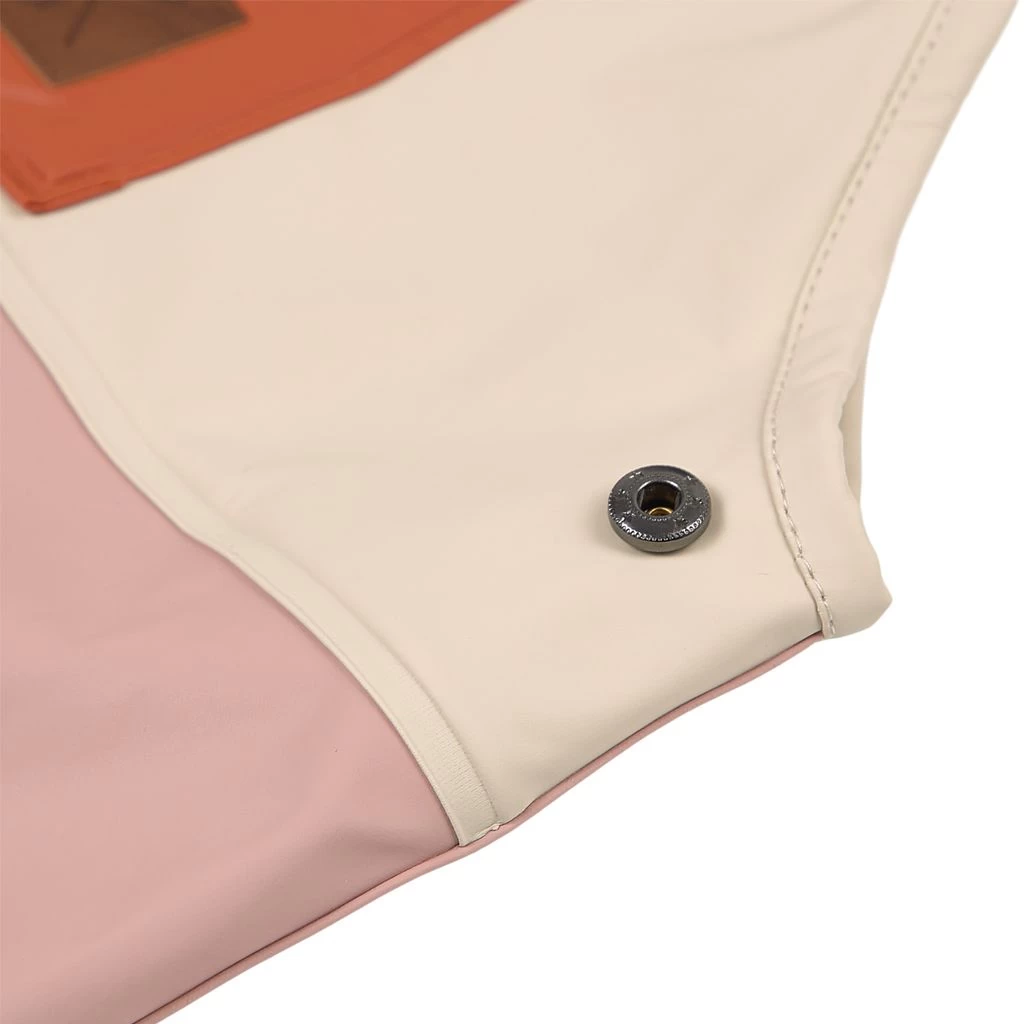 Edinburgh Color-blocked Recycled Rain Pants Woody Rose/Rust 4 Edinburgh Color-blocked Recycled Rain Pants Woody Rose/Rust - Image 4