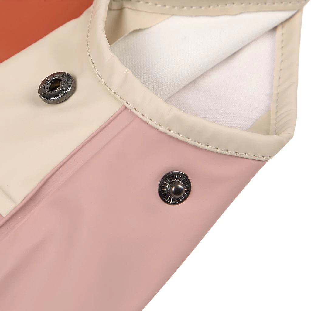 Edinburgh Color-blocked Recycled Rain Pants Woody Rose/Rust 6 Edinburgh Color-blocked Recycled Rain Pants Woody Rose/Rust - Image 6