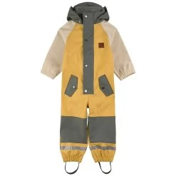 Edinburgh Color-blocked Recycled Rain Coverall Harvest Yellow/Light Green