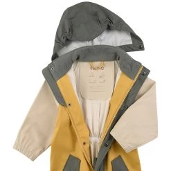 Edinburgh Color-blocked Recycled Rain Coverall Harvest Yellow/Light Green -Kuling 1024x1024 648