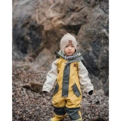 Edinburgh Color-blocked Recycled Rain Coverall Harvest Yellow/Light Green -Kuling 1024x1024 651