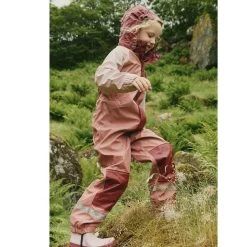 Edinburgh Recycled Lined Rain Coverall Burnt Pink/Burgundy -Kuling 1024x1024 656