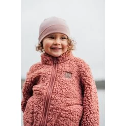 Dayton Teddy Fleece Jacket Burnt Pink -Kuling 1024x1024 66