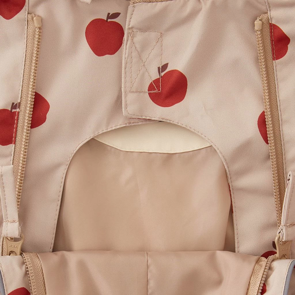 Milano Printed Shell Coverall With Apples Sand 5 Milano Printed Shell Coverall With Apples Sand - Image 5