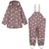 San Marino Heart Printed Recycled Rain Set Lilac