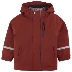 Boden 3-in-1 Shell Jacket Burgundy/Lilac Flower