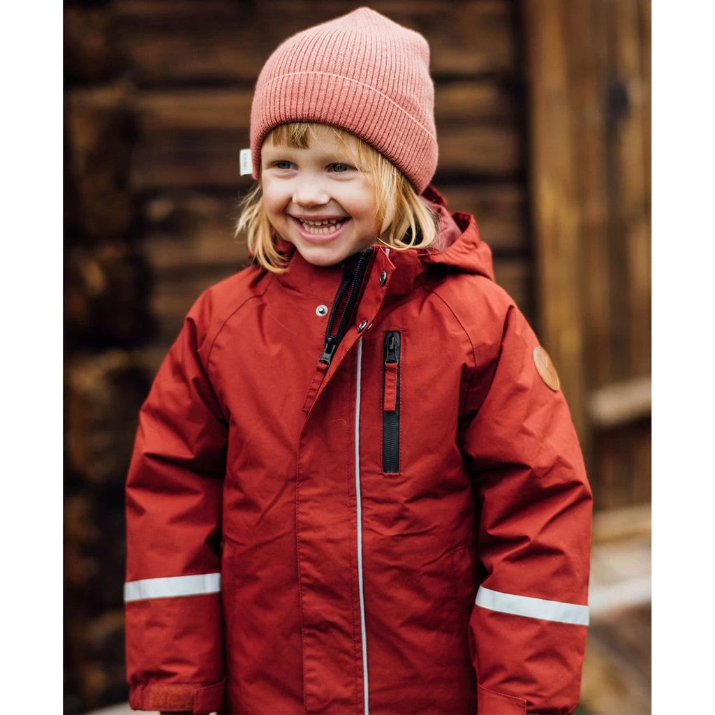 Boden 3-in-1 Shell Jacket Burgundy/Lilac Flower 9 Boden 3-in-1 Shell Jacket Burgundy/Lilac Flower - Image 9