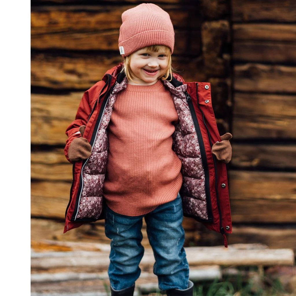 Boden 3-in-1 Shell Jacket Burgundy/Lilac Flower 10 Boden 3-in-1 Shell Jacket Burgundy/Lilac Flower - Image 10