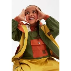 Edinburgh Recycled Rain Jacket Yellow/Rust/Moss 14 Edinburgh Recycled Rain Jacket Yellow/Rust/Moss -Kuling 1024x1024 845